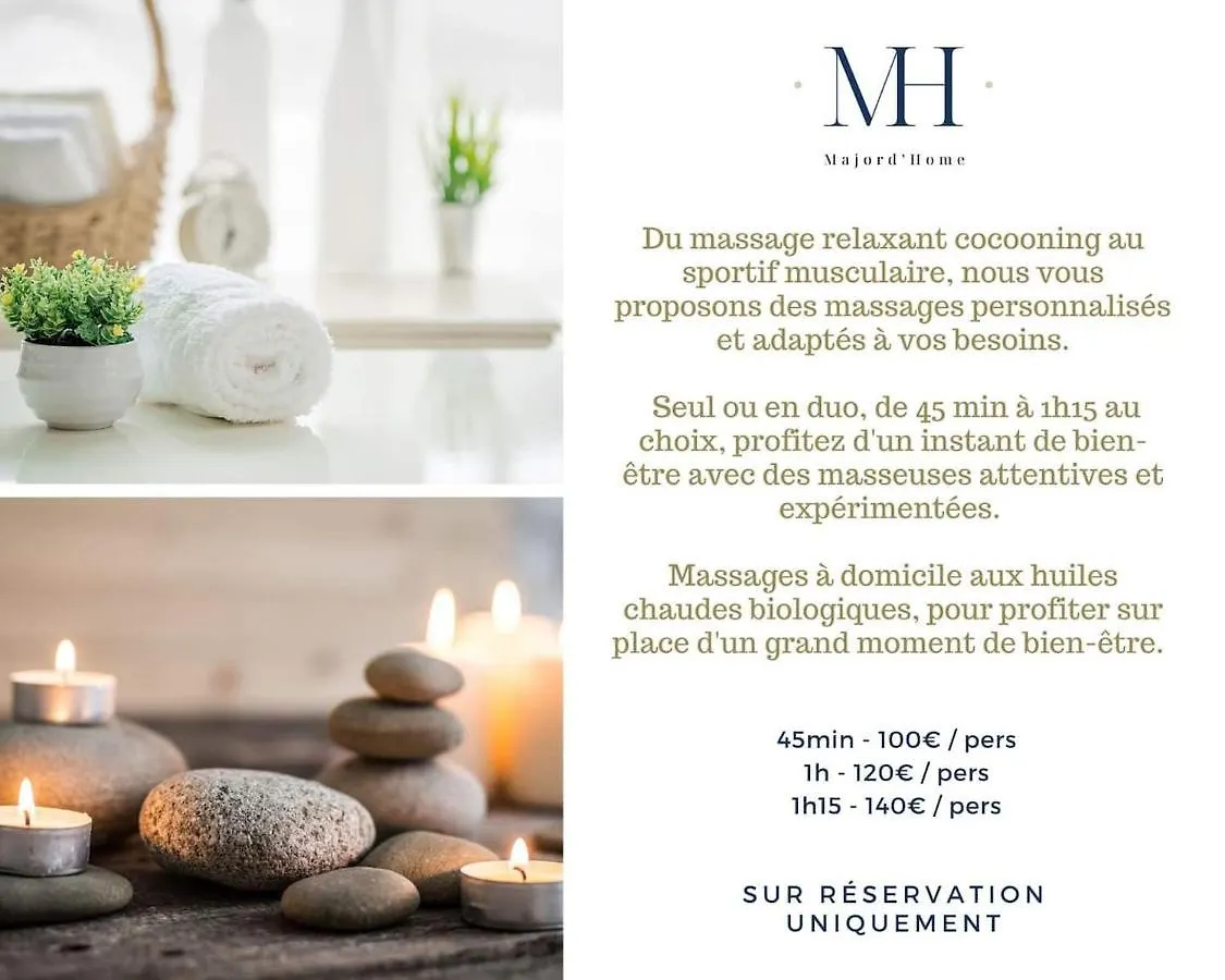 Apartment Majord'Home Spa - Les Nebuleuses - Suite Et Balneo Lyon